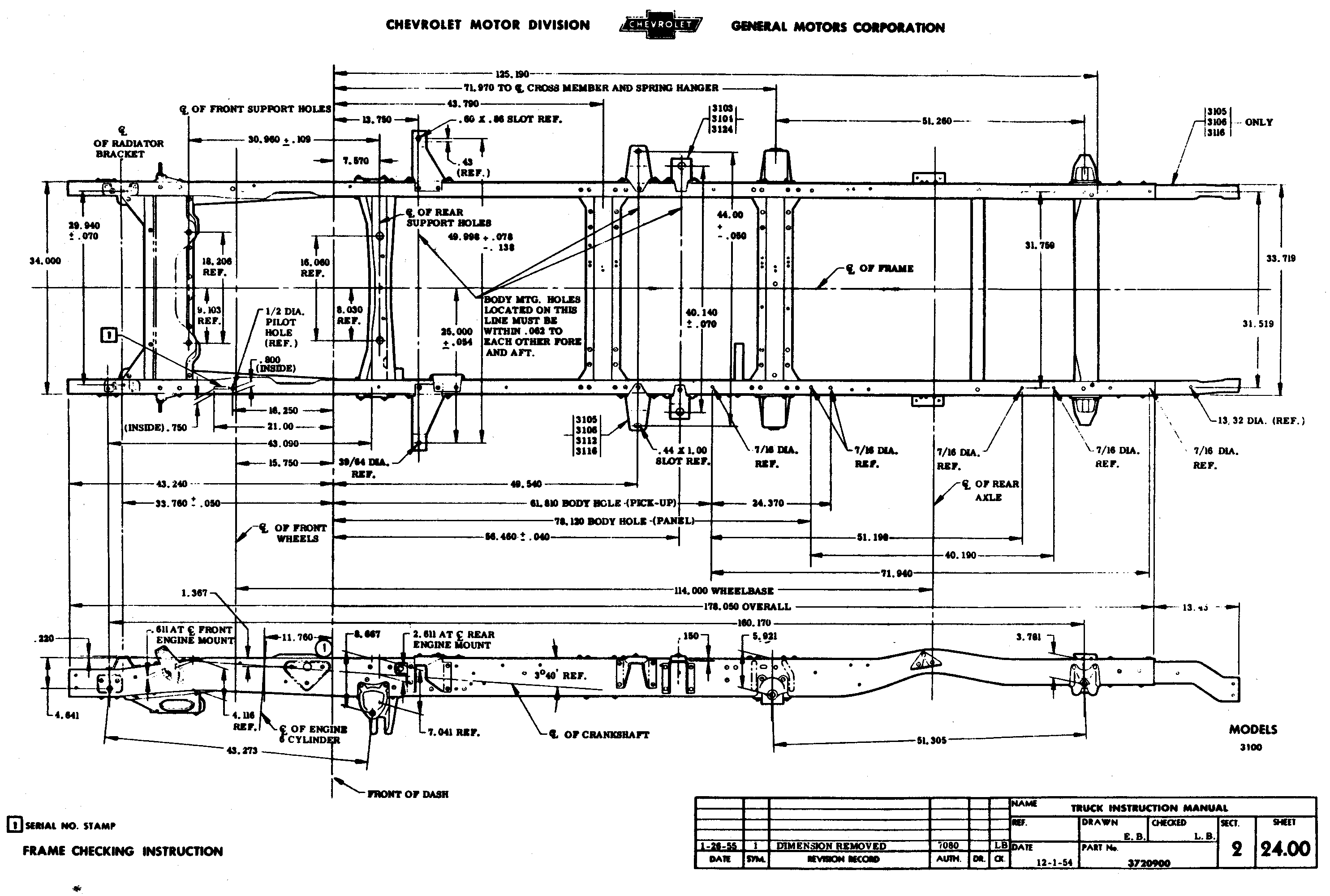 Customs - 1955-57 Chevy Truck measurements | The H.A.M.B.